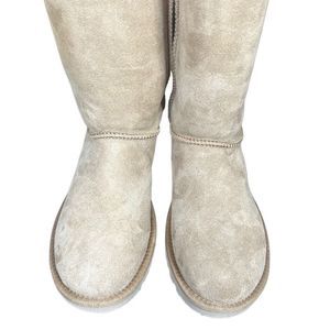 UGG Women's Tall Bailey Bow II Boots Chesnut Tan Size 8